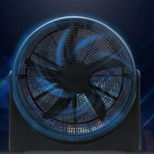 พัดลมแบตเตอรี่ แคมป์ปิ้ง 20 นิ้ว ลมแรงใบพัดใหญ่